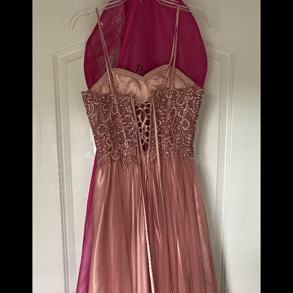 rose gold prom dress - Picture 2 of 4